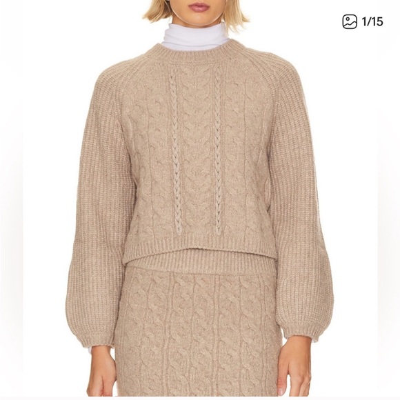 Stitches & Stripes Sweaters - NWT XS STITCHES AND STRIPES ARI PULLOVER SWEATER CREWNECK KNIT TAN